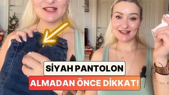 Bir Moda Tasarım Öğretmeni Siyah Pantolonları Satın Almadan Önce Yapabileceğiniz Basit Boya Testini Gösterdi