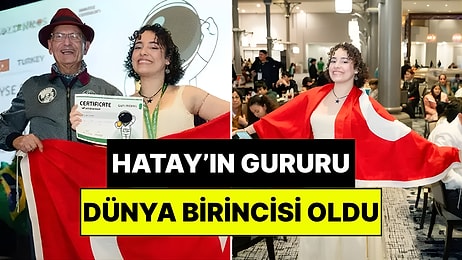 Tüm Dünya Hataylı Ayşe Naz'ın Peşinde: Dünya Birincisi Oldu!