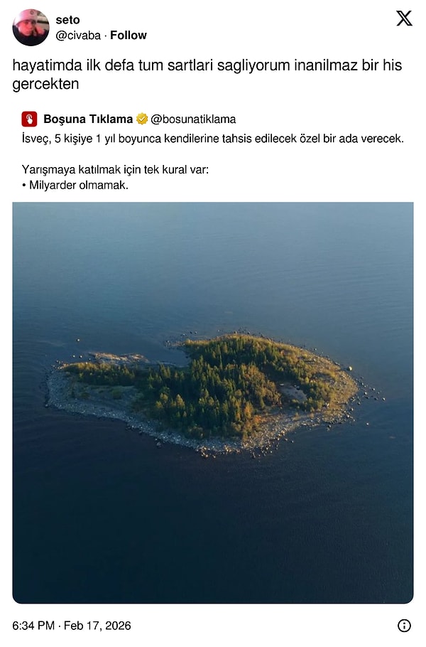 Şartlar gayet makul...