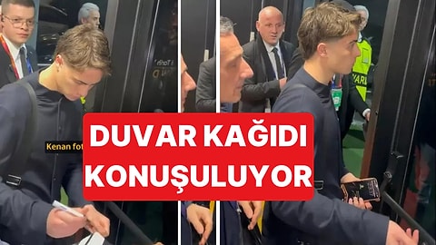 Milli Futbolcumuz Kenan Yıldız'ın Telefonundaki Duvar Kağıdı Sosyal Medyada Gündem Oldu