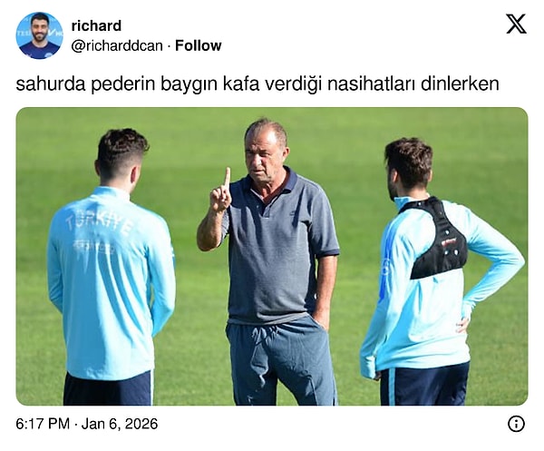 Klasik sahur manzaraları da...