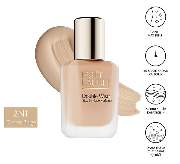 Estee Lauder Double Wear fondötenlerde %40’a varan indirimle kusursuz ten görünümüne kavuşun!