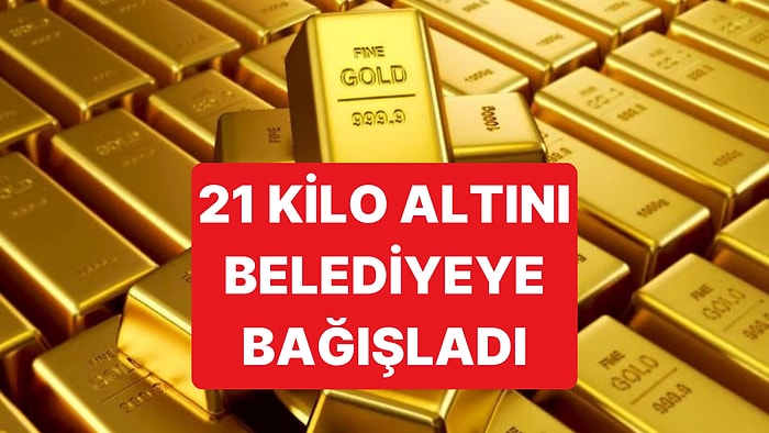 Su Boruları Değişsin Diye 21 Kilo Altınını Belediyeye Bağışladı