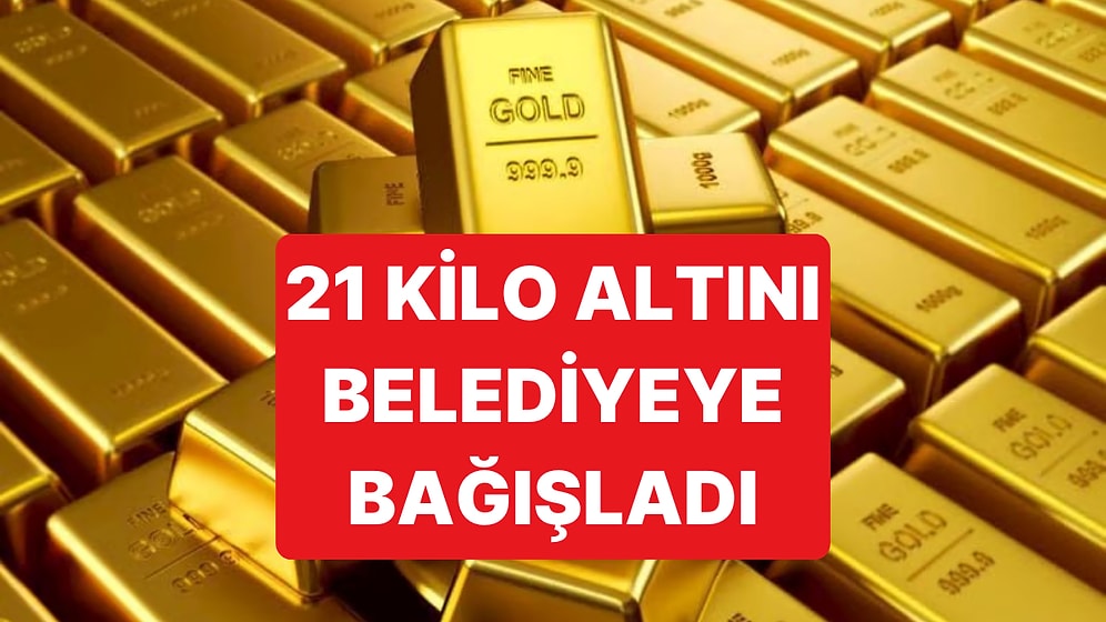 Su Boruları Değişsin Diye 21 Kilo Altınını Belediyeye Bağışladı