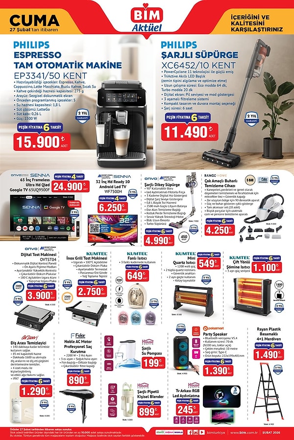 Philips Espresso Tam Otomatik Makinesi 15.900 TL