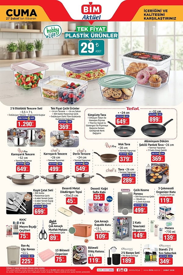 Tefal Simplicity Tava 24 cm 649 TL