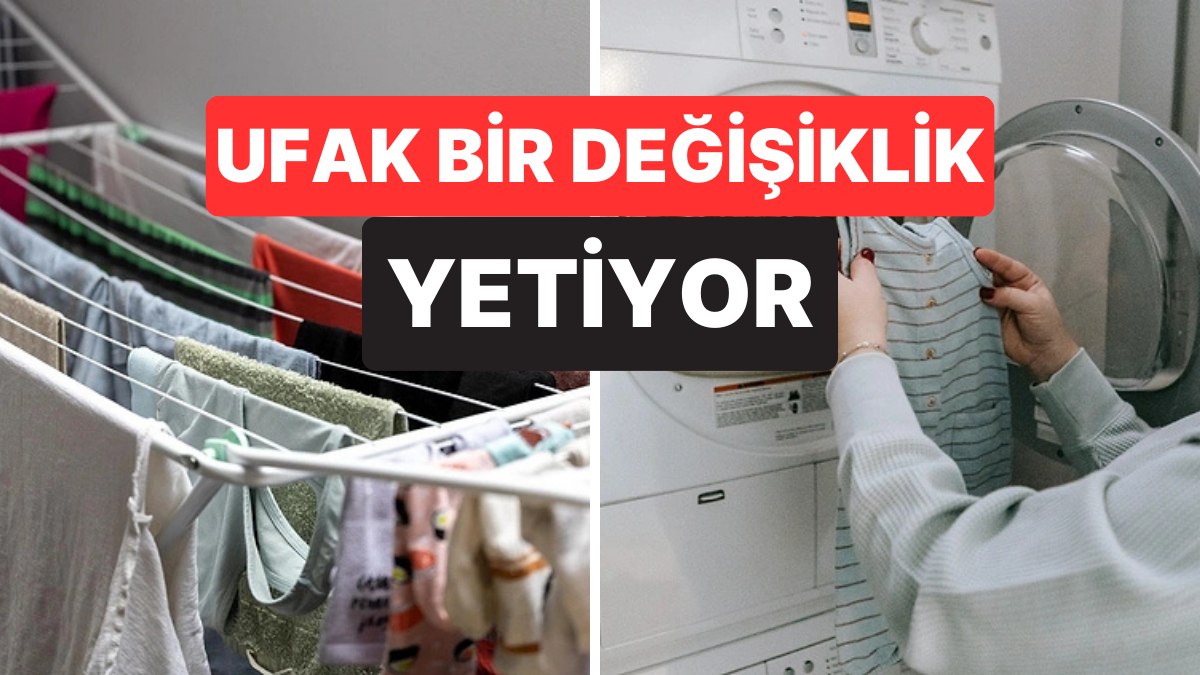 Kış Aylarında Çamaşırların Daha Hızlı Kurumasını Sağlayan Basit Yöntem