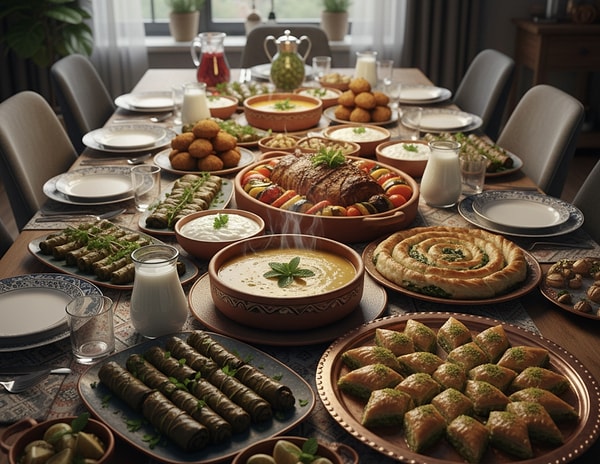 Kalabalık Ramazan Sofrası