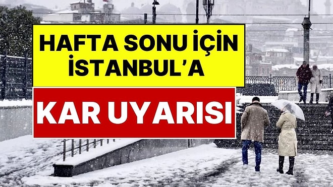 İstanbul Dahil Kar Geliyor! Meteoroloji Uzmanı Orhan Şen’den Hafta Sonu İçin Kar Uyarısı