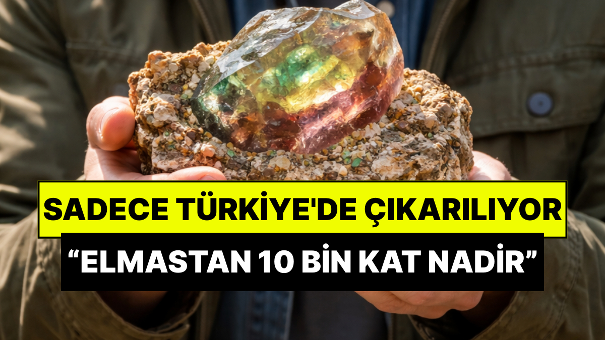 Sultanların Gözdesiydi: Sadece Türkiye'de Çıkarılan Taş "Elmastan 10 Bin Kat Nadir"