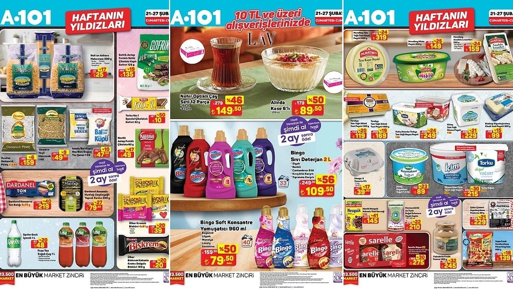 21 - 27 Şubat 2026 A101 Haftanın Yıldızları Kataloğu