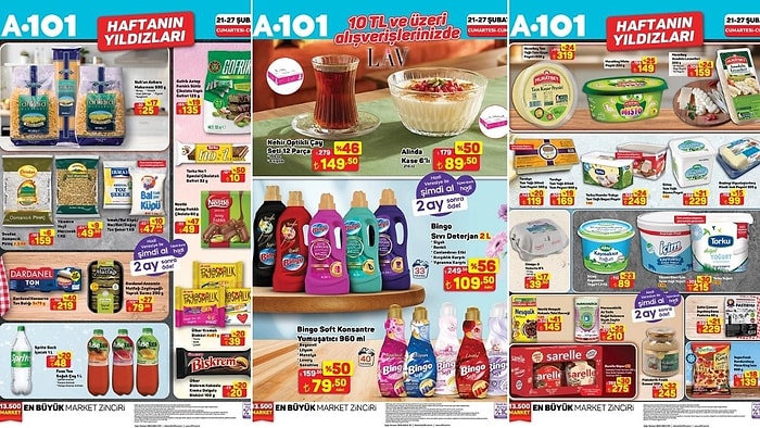 21 - 27 Şubat 2026 A101 Haftanın Yıldızları Kataloğu