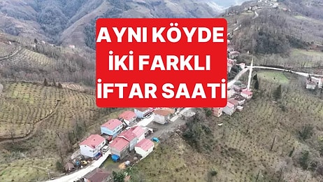 Karadeniz Fıkrası Değil Gerçek: Bu Köyde İki Farklı İftar Saati Var
