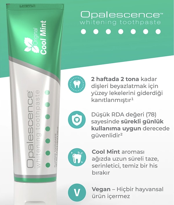 11. Dünya Çapında Bir Beyazlık: Opalescence Beyazlatıcı Diş Macunu