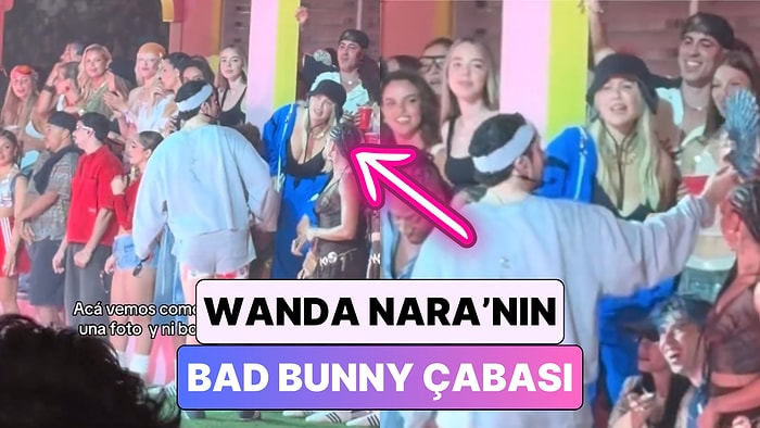 Bad Bunny'nin Konserine Giden Wanda Nara'nın Dikkat Çekmek İçin Girdiği Haller Dünyanın Diline Düştü