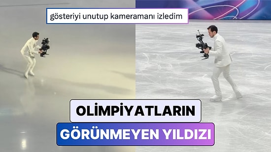 2026 Kış Olimpiyatları'nda Buz Pateni Gösterisini Kaydeden Kameramanın Performansı Beğeni Topladı