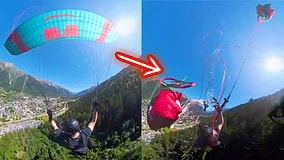 Paraglider’s Terrifying Crash in France Caught Moment by Moment on Camera
