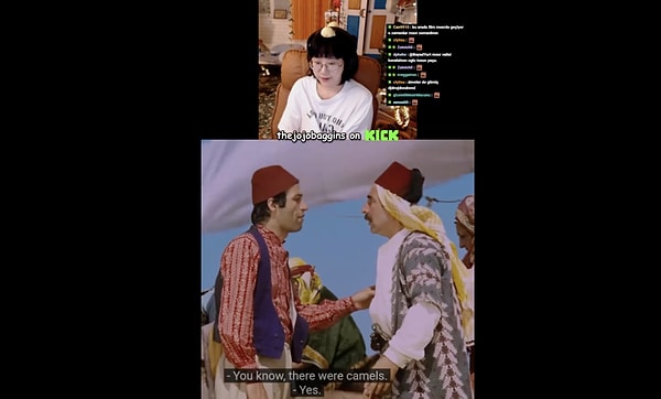 Sadece Yeşilçam filmleri değil meşhur dizilerimizi de izliyor.