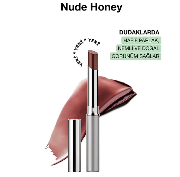 Dudaklarda "yok gibi" ama kusursuz: Clinique Almost Lipstick - Nude Honey kapış kapış gidiyor!