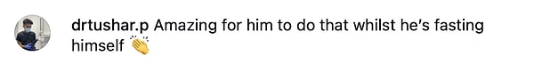 "Oruç tutarken bunu yapması inanılmaz 👏"