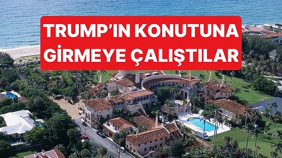 Trump'ın Florida'daki Konutuna Girmek İsteyen Bir Kişi Yakalandı