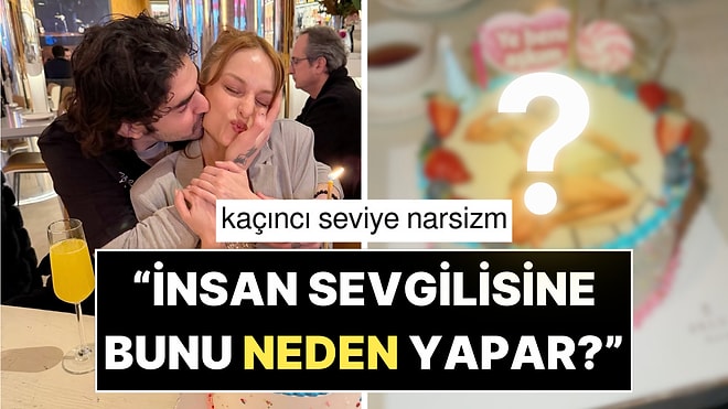 Sevgilisinin Nilperi Şahinkaya’nın 37. Yaşına Özel Hazırlattığı Pasta Olay Yarattı!