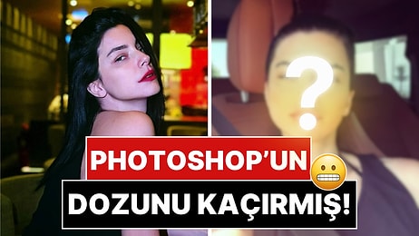 Photoshop'un Dozunu Fena Kaçıran Merve Boluğur'un Son Pozu Goygoyculara Malzeme Çıkardı!
