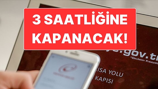 e-Devlet 3 Saatliğine Kapanacak: Vatandaşlara SMS ile Duyuruldu