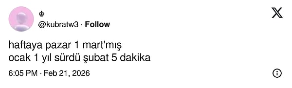 Zaten kısaydı ama çok hızlı geçti.