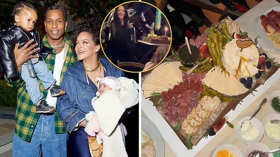 Rihanna’s Charcuterie Board Shaped Birthday Cake Became a Hot Topic