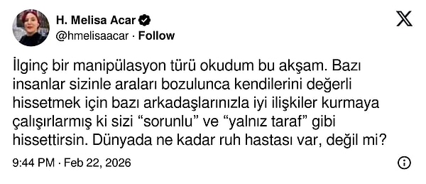 Söz konusu paylaşım şöyleydi👇🏻