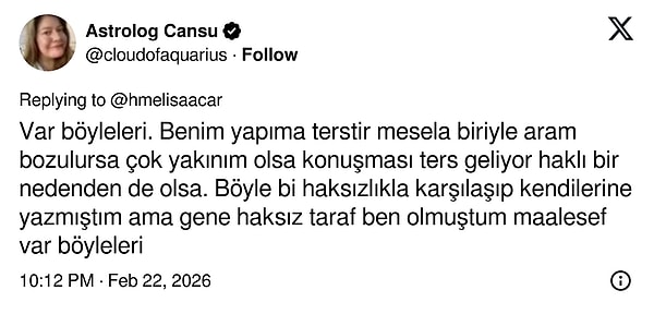 "Böyle bi haksızlıkla karşılaşıp..."