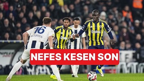 Fenerbahçe-Kasımpaşa Maçında Dramatik Anlara Sahne Olan Uzatma Dakikaları Yaşandı: 1-1