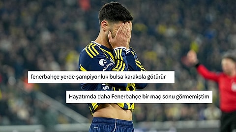 Fenerbahçe Taraftarı 90+11'de Verilen Puanlara İsyan Etti: "0-0 Bitse Bu Kadar Üzülmezdim"