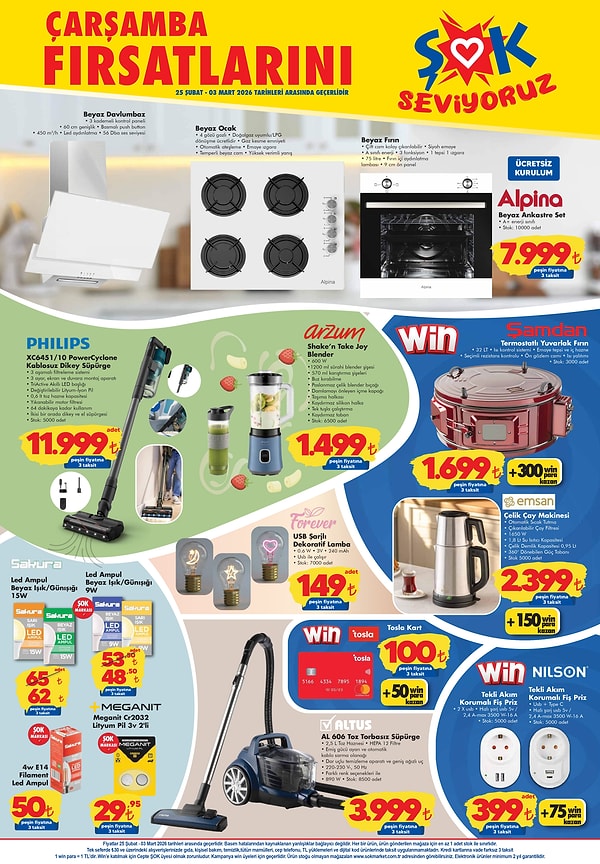 Alpina Beyaz Ankastre Set 7.999 TL