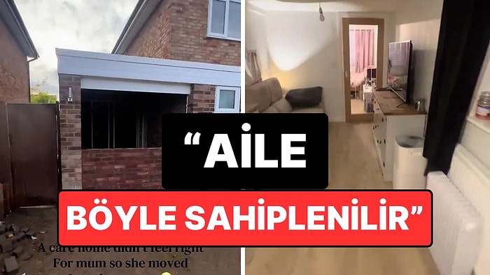 Annesini Huzurevine Vermedi, Garajını Minik Bir Eve Dönüştürdü: "Artık Çok Daha Mutluyuz"