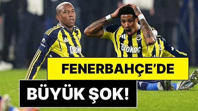 Fenerbahçe’de Büyük Şok! Anderson Talisca ve Jayden Oosterwolde 3 Hafta Yok!