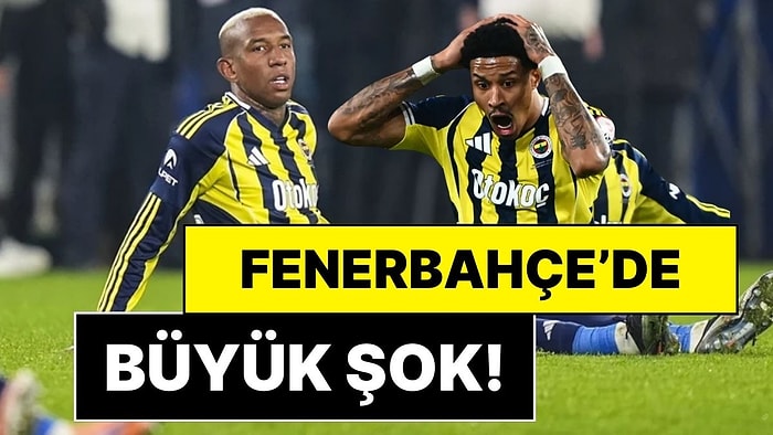 Fenerbahçe’de Büyük Şok! Anderson Talisca ve Jayden Oosterwolde 3 Hafta Yok!