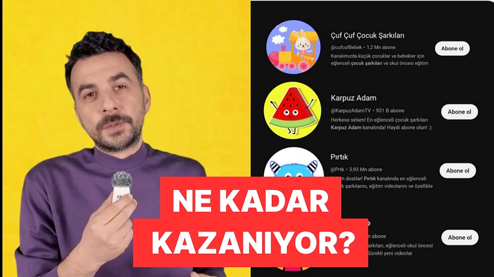 14 Milyon Aboneli Çocuk Hesapları Olan Melih Abuaf YouTube'dan Ne Kadar Kazandığını Açıkladı
