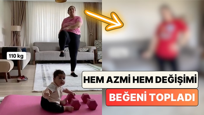 Minik Bebeği ile İlgilenirken Kilo Verme Yolculuğuna Çıkan Bir Kadın Yaşadığı Değişimi Paylaştı