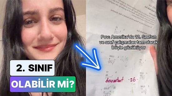 ABD'de Yaşayan Bir Genç 12. Sınıf Öğrencilerinin Matematik Ödevini Paylaştı