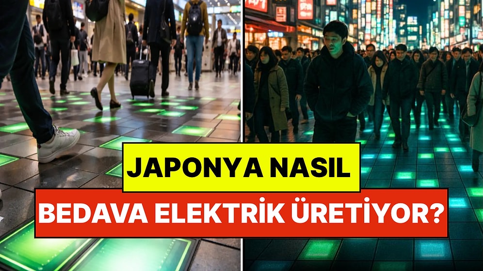 Japonlar Bedava Elektriğin Yolunu Buldu: Elektriği Halk Yürüyerek Üretiyor!
