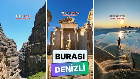 Bir İçerik Üreticisinin "Burası Denizli" Videosunda Paylaştığı Manzaralar Hayran Bıraktı