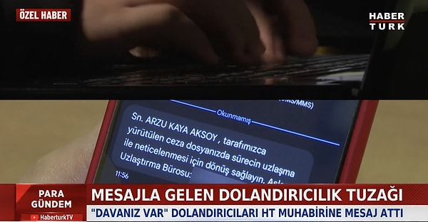 Köşeye sıkışan dolandırıcı telefonu yüzüne kapattı.