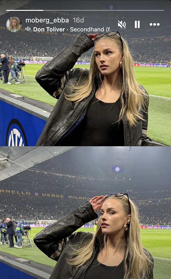 Instagram'da yapılan aramalarda bu kişinin İsveçli model Ebbe Moberg olduğu ortaya çıktı.