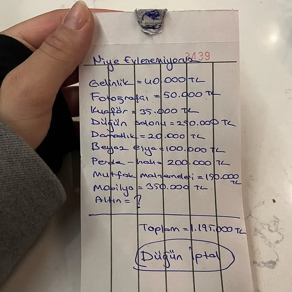 Paylaşım şöyleydi.