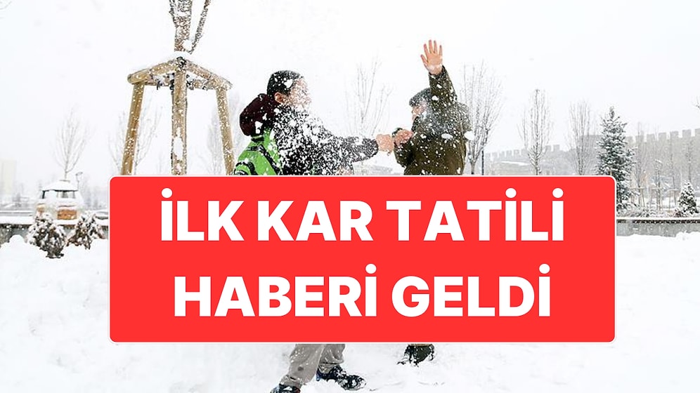 İlk Kar Tatili Haberi Geldi: Erzurum’da Bazı İlçelerde Okullar Tatil Edildi