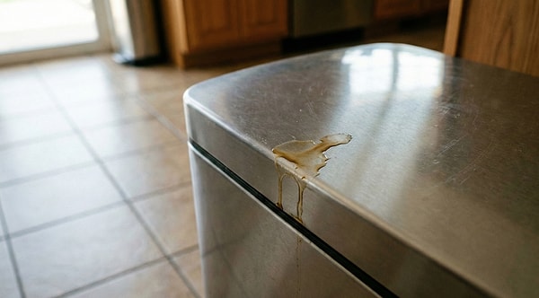 10. Çöp kutusunun kapağında veya pedalında kalan lekeleri de göz ardı etmemek gerek.