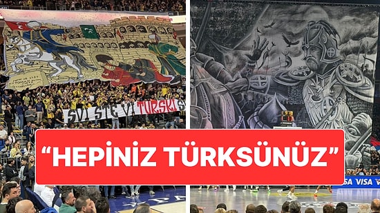 Fenerbahçe’den Partizan’a Pankartlı Cevap: “Hepiniz Türksünüz”