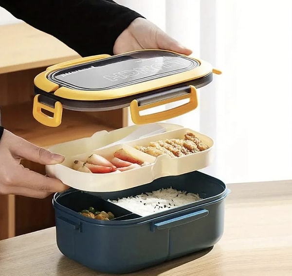 Dışarıda yemek yemek hiç bu kadar keyifli olmamıştı: Jouis 2 katlı beslenme kutusu!